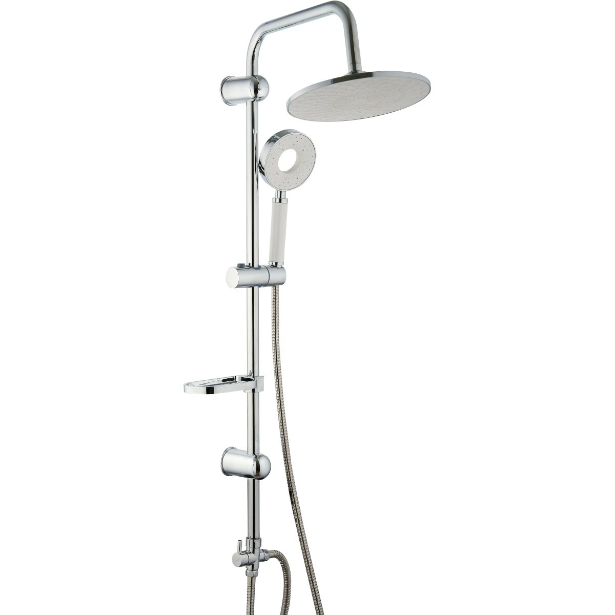Shower Column With Hand Attachment And Soap Dish Chrome | Adexa 058 3 Shower Column With Hand Attachment And Soap Dish Chrome | Adexa 058