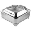 Chafing Dish Electric Heating GN2/3 Glass Lid Stainless Steel 5.5 Litres | Adexa AD3202 -Kitchen Supplies AD3202 1200x1200 1