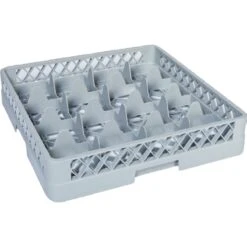 Cups/Glass Rack 16 Compartments 500x500x100mm | Adexa BB16