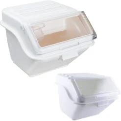 Ingredient Bin Combo 10 & 48 Litres Transparent Lid | Adexa BCOMB1