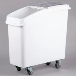Ingredient Bin Combo 1x80 Litres Mobile & 2x10 Litres Regular Transparent Lid | Adexa BCOMB2 -Kitchen Supplies BITR21 1200x1200 1