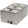 Commercial Bain Marie 3xGN1/3 Including 3 Containers With Lid | Adexa ZCK165B3 -Kitchen Supplies BN3 1200x1200 1