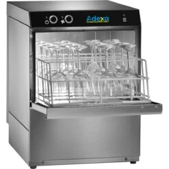 Commercial Glasswasher Premium 400mm Basket 30 Baskets/hour Drain Pump Detergent Dosing Pump 13A | Adexa ADX40