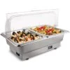 Roll Top Chafer Electric Heating GN1/1 Stainless Steel Plastic Cover 9 Litres | Adexa ECD09A2 -Kitchen Supplies ECD09A2 1200x1200 1