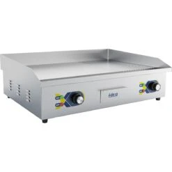 Commercial Griddle Smooth/Ribbed 730x550x240mm 4.4kW Electric | Adexa EG8202