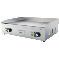 Commercial Griddle Smooth/Ribbed 730x550x240mm 4.4kW Electric | Adexa EG8202 -Kitchen Supplies EG8202 2 1200x1200 1