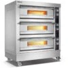 Commercial Pizza Oven Electric 870x630mm 19.8kW Capacity 18 Pizzas At 12" - Digital Display | Adexa MAREO306D -Kitchen Supplies EO306D 1200x1200 1