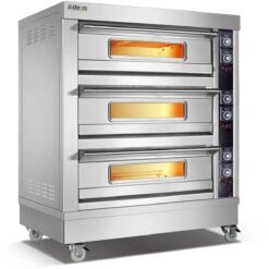 Commercial Pizza Oven Electric 870x630mm 19.8kW Capacity 18 Pizzas At 12" - Digital Display | Adexa MAREO306D