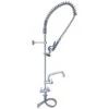 Pre Rinse Spray Unit With Swing Faucet Deck Mount Double Inlet Height 1000mm Stainless Steel | Adexa EQ2801A12 -Kitchen Supplies EQ280112 1200x1200 1