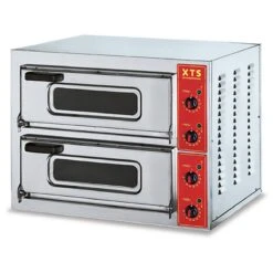 Italian Electric Pizza Oven 2 Chambers 500x510mm Capacity 2+2 Pizzas At 9" | XTS F240EA50