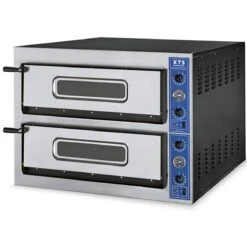 Italian Premium Electric Pizza Oven Thermometer 2 Chambers 610x915mm Capacity 6+6 Pizzas At 12" 230V | XTS F290EAPS-230