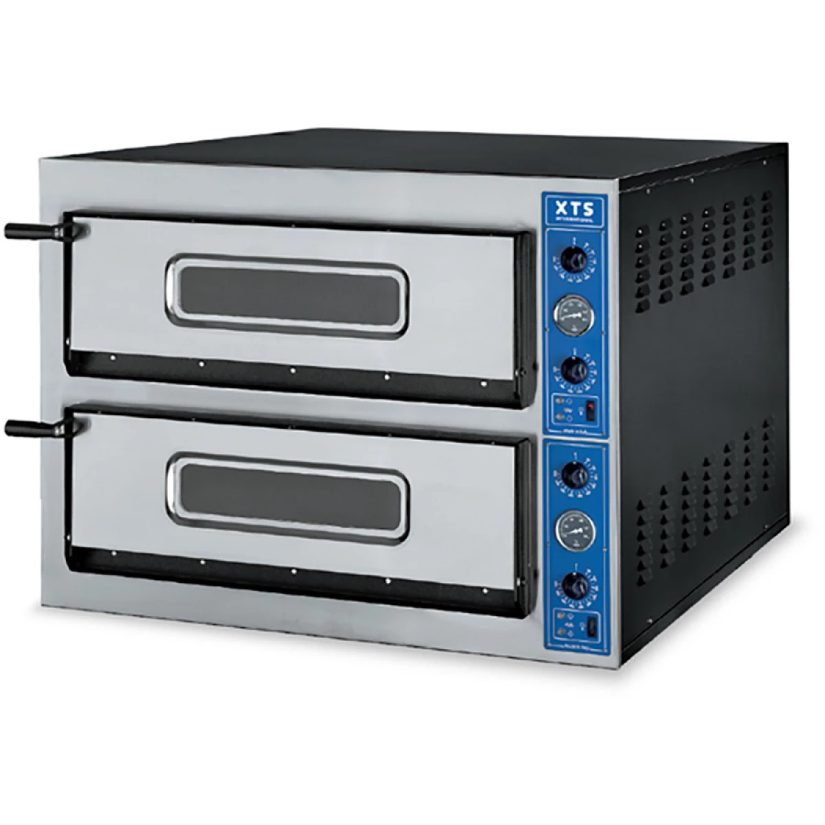 Italian Premium Electric Pizza Oven Thermometer 2 All Refractory Stone Chambers 720x1080mm Capacity 6+6 Pizzas At 14" 230V | XTS F290XRAPS 3 Italian Premium Electric Pizza Oven Thermometer 2 All Refractory Stone Chambers 720x1080mm Capacity 6+6 Pizzas At 14" 230V | XTS F290XRAPS