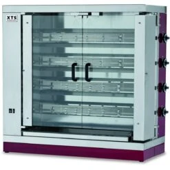 Commercial Vertical Chicken Rotisserie Gas Oven 16-20 Chickens | Adexa GG4S