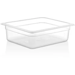 Polypropylene Gastronorm Pan GN1/2 Depth 100mm Clear 5 Litres | Adexa GNPP12100