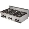 Gas Boiling Top 6 Burners 36.0kW | Adexa Hotmax 700 GR731S -Kitchen Supplies GR731S 1200x1200 1