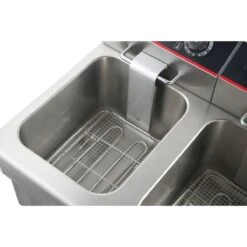 Commercial Fryer Double Electric 2x12 Litre 6.5kW Countertop | Adexa HEF12L2 -Kitchen Supplies HEF12L2 4 1200x1200 1
