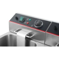 Commercial Fryer Double Electric 2x12 Litre 6.5kW Countertop | Adexa HEF12L2 -Kitchen Supplies HEF12L2 6 1200x1200 1