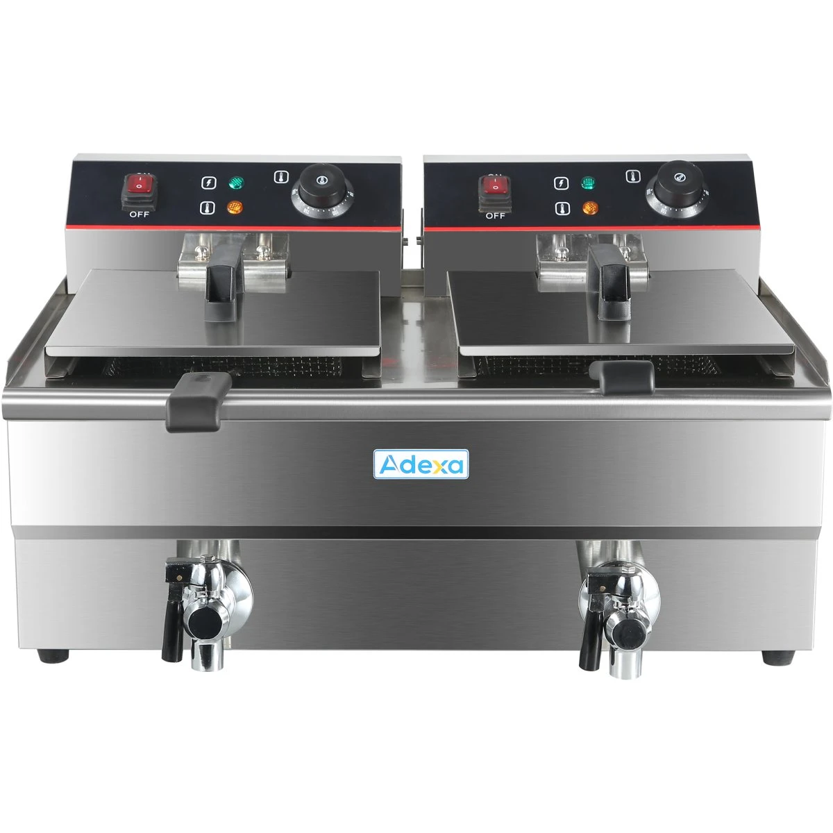Commercial Fryer Double Electric 2x13 Litre 10kW Countertop | Adexa HEF132V 5 Commercial Fryer Double Electric 2x13 Litre 10kW Countertop | Adexa HEF132V - Image 3