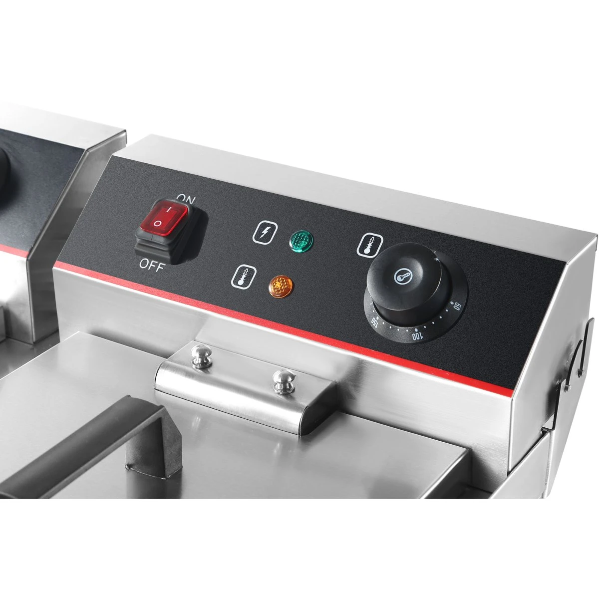 Commercial Fryer Double Electric 2x13 Litre 10kW Countertop | Adexa HEF132V 8 Commercial Fryer Double Electric 2x13 Litre 10kW Countertop | Adexa HEF132V - Image 6