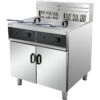 Commercial Fryer Double Electric 2x30 Litre 20kW Free Standing | Adexa HEF262 -Kitchen Supplies HEF262 1200x1200 1