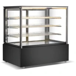 Commercial Heated Display Cabinet 765 Litres Black | Adexa HW471BLACK