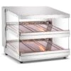 Commercial Countertop Heated Display Cabinet 85 Litres Stainless Steel | Adexa HW85 -Kitchen Supplies HW85 1200x1200 1