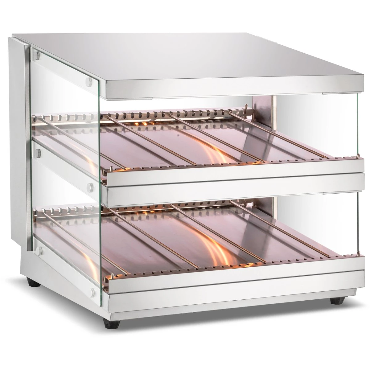 Commercial Countertop Heated Display Cabinet 85 Litres Stainless Steel | Adexa HW85 3 Commercial Countertop Heated Display Cabinet 85 Litres Stainless Steel | Adexa HW85