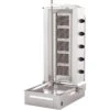 Commercial Gyros/Kebab Grill Gas Bottom Motor Capacity 80kg 5 Burners 16.25kW | Adexa KLG152S -Kitchen Supplies KLG152S 1200x1200 1