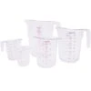 Set Of 5 Pcs Polycarbonate Measuring Jugs Heavy Duty | Adexa MC5 -Kitchen Supplies MC5202 1200x1200 1