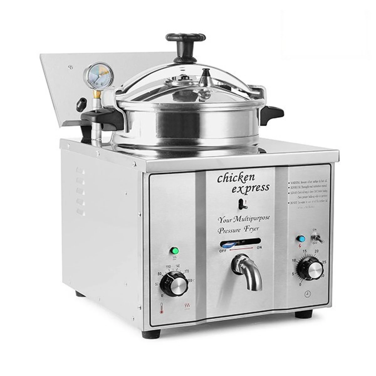 Commercial Pressure Fryer 15 Litres 3kW Countertop | Adexa MDXZ16 4 Commercial Pressure Fryer 15 Litres 3kW Countertop | Adexa MDXZ16 - Image 2