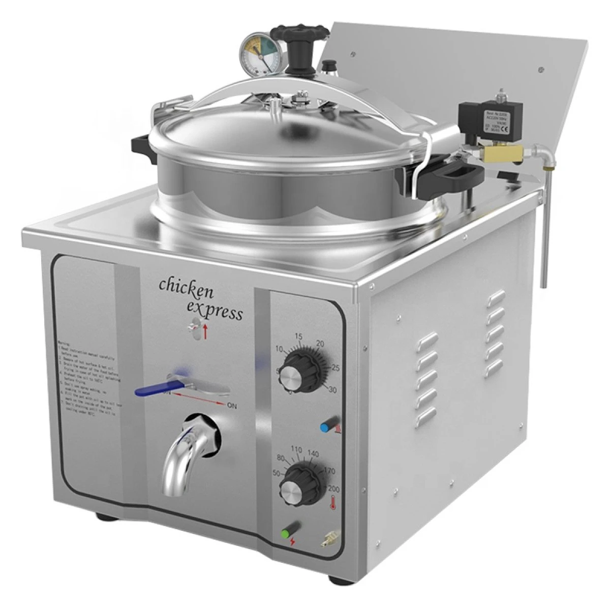 Commercial Pressure Fryer 15 Litres 3kW Countertop | Adexa MDXZ16 5 Commercial Pressure Fryer 15 Litres 3kW Countertop | Adexa MDXZ16 - Image 3
