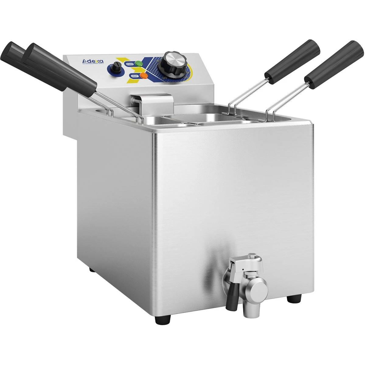 Commercial Pasta Boiler Electric 4 Baskets 8 Litres 3kW Table Top | Adexa NC8L1 3 Commercial Pasta Boiler Electric 4 Baskets 8 Litres 3kW Table Top | Adexa NC8L1