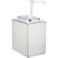 Commercial Condiment/Sauce Pump Dispenser 1x2 Litre Stainless Steel | Adexa NHP001