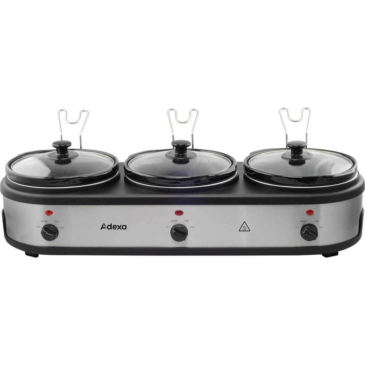 Ceramic Pot Slow Cooker 3x2.5 Litres | Adexa NSC325 3 Ceramic Pot Slow Cooker 3x2.5 Litres | Adexa NSC325