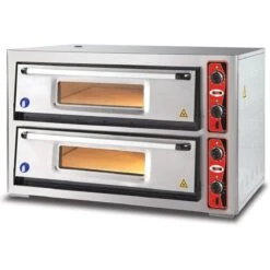 Electric Pizza Oven Premium 2 Chambers 920x620mm Capacity 6+6 Pizzas At 12" 230V/1 Phase | Adexa PF9262DE