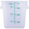 Food Storage Container 3.8 Litre Polypropylene | Adexa PPFSC4 -Kitchen Supplies PPFSC4 1200x1200 1