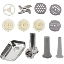 Professional Countertop Planetary Mixer 10 Litres With Meat Grinder & Sausage & Pasta Maker 1.5kW Stainless Steel | Adexa SM2088G -Kitchen Supplies SM2088 3 1200x1200 1