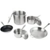 Set Of Stainless Steel Cookware 8 Pcs Sauce Pans Stew Pan Fry Pans | Adexa SPC8A -Kitchen Supplies SPC8A 1200x1200 1