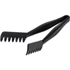 11" Black Angled Spaghetti Tongs Polycarbonate| Adexa SPTONG1