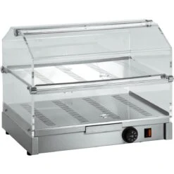 Professional Heated Showcase Display 2 Levels | Adexa SW395