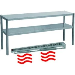 Heated Gantry With Strip Heater 2 Levels Width 1600mm Height 700mm | Adexa THAB2R167-THKBS154