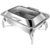 Chafing Dish Glass Lid Stainless Steel 7 Litres GN1/1 | Adexa VICLH2103 -Kitchen Supplies VICLH2103 1200x1200 1