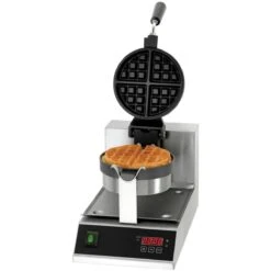 Commercial Premium Waffle Maker Round Digital Control Single | Adexa WB03D -Kitchen Supplies WM3 3 1200x1200 1